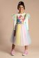 Rock Your Kid Mermaid & Friends LS Flounce Dress