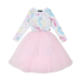 Rock Your Kid Fantasia LS Flounce Dress