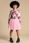 Rock Your Kid Flower Wall LS Circus Dress