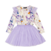 Rock Your Kid Lilac Florals LS Circus Dress