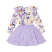 Rock Your Kid Lilac Florals LS Circus Dress