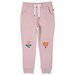 Minti Flower Patch Furry Trackies - Muted Pink
