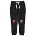 Minti Little Heart Furry Trackies - Black