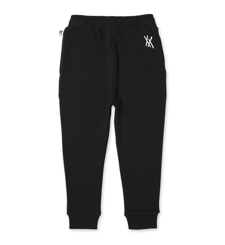 Minti Furry Roomy Trackies - Black