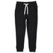 Minti Heart Patch Furry Trackies - Black