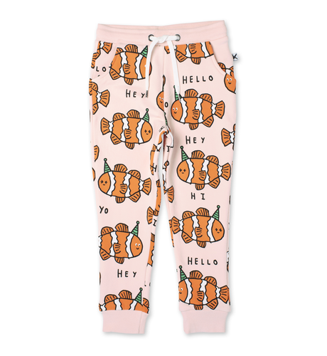 Minti Party Clownfish Furry Trackies - Ballet