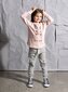 Minti Hello Bye Bunny Bear LS Tee - Ballet Stripe