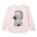 Minti Milkshake Zebra LS Tee - Pink Marle