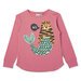 Minti Hi Bye Mer-Cats LS Tee - Rose