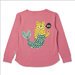 Minti Hi Bye Mer-Cats LS Tee - Rose