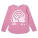 Minti Rainbow Diagram LS Tee - Sorbet