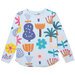 Minti Floral Garden LS Tee - Cornflower Marle