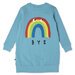 Minti Hello Bye Rainbow Furry Dress - Aqua