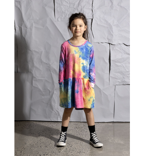 Minti Popsicle Tie Dye Dress - Multi