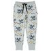 Minti Speedy Snowman Furry Trackies - Grey Marle