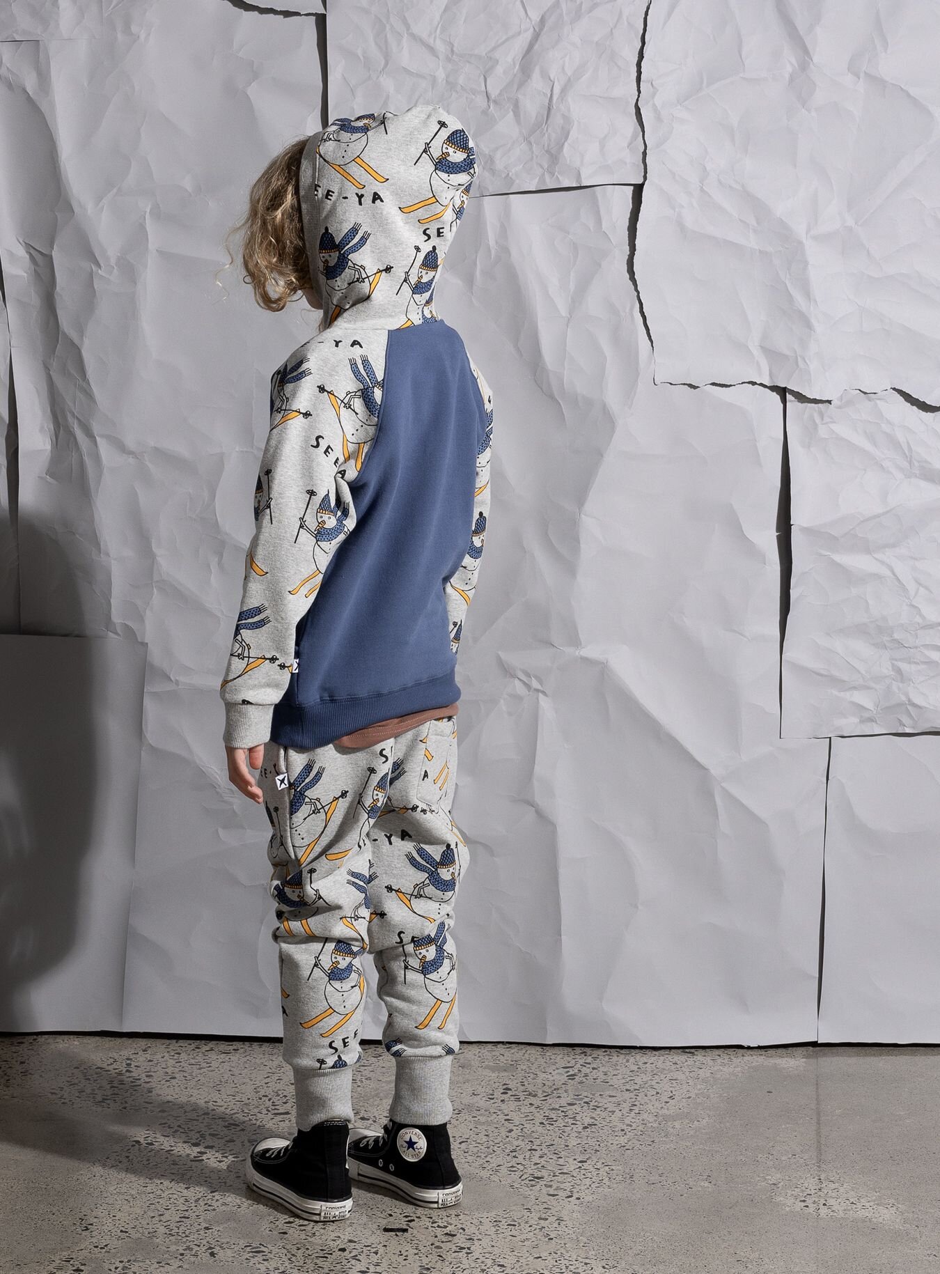 Minti Speedy Snowman Furry Trackies - Grey Marle - CLOTHING-BOY-Boys PANTS  : Kids Clothing NZ : Shop Online : Kid Republic - W23 MINTI D1