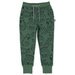 Minti Sketched Dinos Furry Trackies - Kelly Green