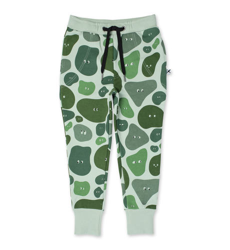 Minti Sneaky Camo Furry Trackies - Mint