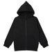 Minti Warm Dogs Furry Zip Up - Blk/Grey Mrl