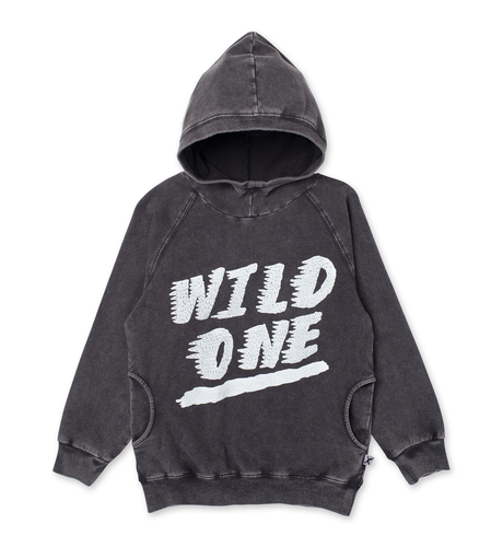 Minti Wild One Hood - Black Wash