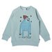 Minti Snowy Yeti Furry Crew - Muted Green