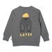 Minti Hello Later Yeti Furry Crew - Dark Grey