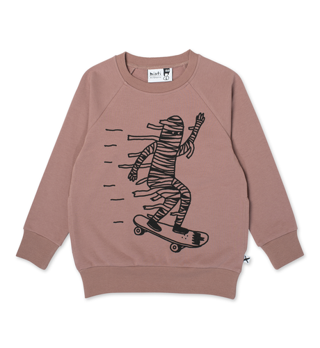 Minti Mummy Skater Crew - Chocolate