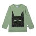 Minti Sketchy Wolf LS Tee - Lime/Blue Stripe