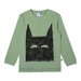 Minti Sketchy Wolf LS Tee - Lime/Blue Stripe