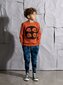 Minti Friendly Skulls LS Tee - Rust