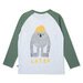 Minti Hello Later Yeti LS Tee - White Marle/Forest Marle