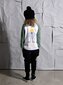 Minti Hello Later Yeti LS Tee - White Marle/Forest Marle