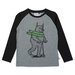 Minti Warm Wolf LS Tee - Green Motley/Black