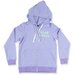 Hello Stranger Kind Vibes Zip Hood - Purple