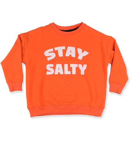 Hello Stranger Stay Salty Crew - Tangerine