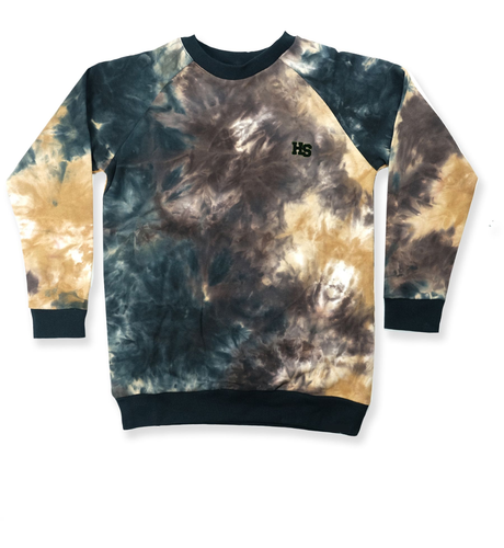 Hello Stranger HS Raglan Crew - Brown Dye