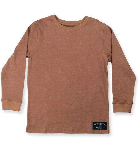 Hello Stranger Boys LS Classics Tee - Brown