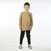 Hello Stranger Stripe LS Tee - Brown Stripe