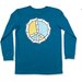 Hello Stranger Peace LS Tee - Ocean