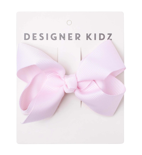 Designer Kidz Bow Hair Clip - Pink