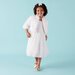 Designer Kidz Elise Faux Fur Jacket - Ivory