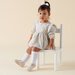 Designer Kidz Gigi Gingham L/S Dress & Bloomer Set - Oat