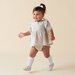 Designer Kidz Gigi Gingham L/S Dress & Bloomer Set - Oat
