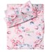 Designer Kidz Rose Bow Swaddle & Headband Set - Pink