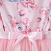 Designer Kidz Rose Bow L/S Tutu Dress - Pink