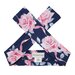 Designer Kidz Rose Bow Headband - Navy