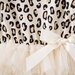 Designer Kidz Leopard Print L/S Tutu Romper