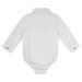 Designer Kidz Archie L/S Button Romper - Ivory