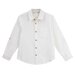 Designer Kidz Archie L/S Button Shirt - Ivory