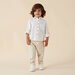 Designer Kidz Archie L/S Button Shirt - Ivory